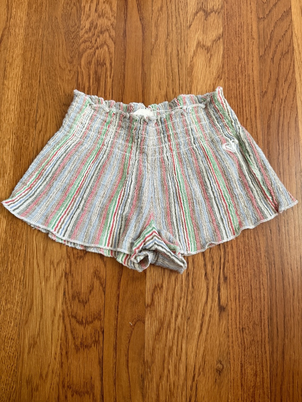 Roxy beach crepe striped summer shorts 5